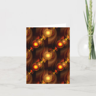 Cartão Padrão de Arte Abstrata Boho Elegante Moderno Dour