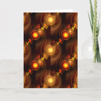 Cartão Padrão de Arte Abstrata Boho Elegante Moderno Dour