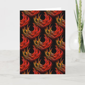 Cartão Padrão de Arte Abstrata Elegante Boho Moderno Fofo