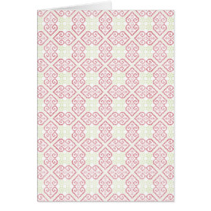 Cartão Padrão de bordados cruzados