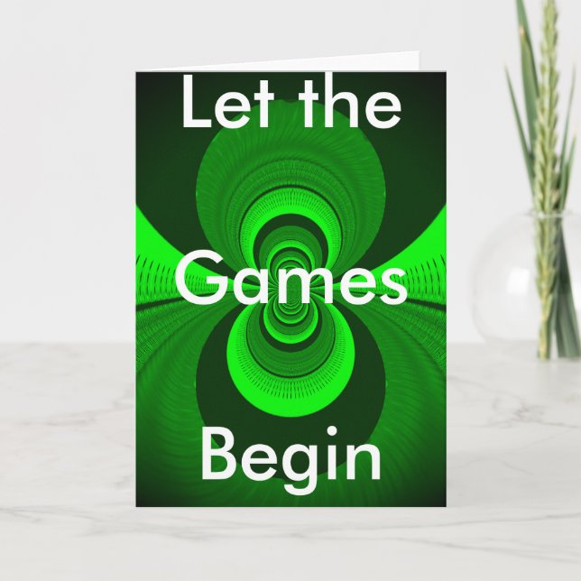 Cartão Padrão de Caleidoscópio Verde Brilhante abstrato (Frente)