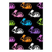 Padrão de Coelhinho de Páscoa Bonito e Louco