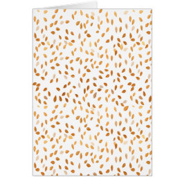 Cartão Padrão de Confete de Folha de Ouro