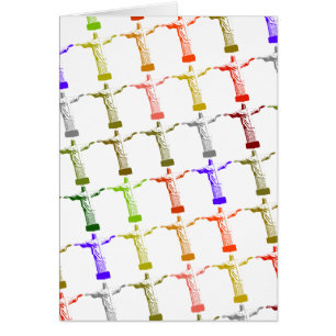 Cartão Padrão de cor de Jesus Cristo