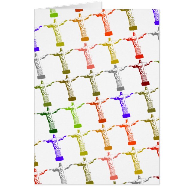 Cartão Padrão de cor de Jesus Cristo (Frente)