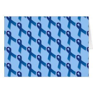 Cartão Padrão de fitas azuis