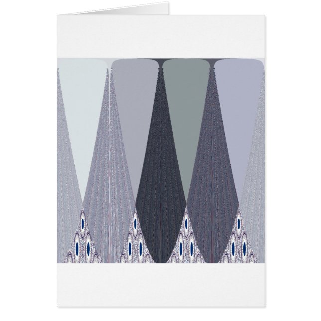 Cartão Padrão de Geometria Tribal (Frente)