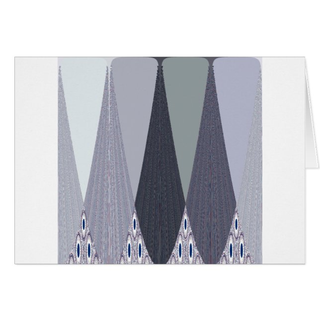 Cartão Padrão de Geometria Tribal (Frente Horizontal)