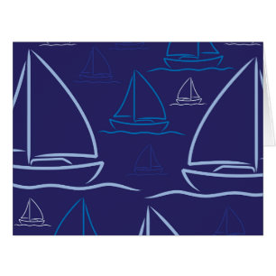 Cartão Padrão de iate