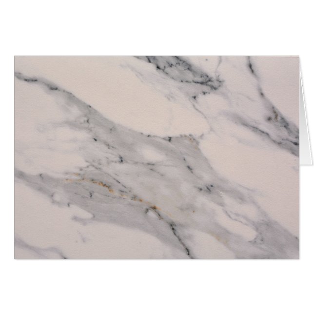 Cartão Padrão de mármore preto moderno da cinza (Frente Horizontal)