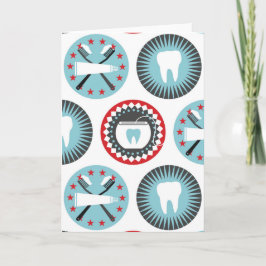 Cartão Padrão de Odontologia em Negrito - Dentista Higien