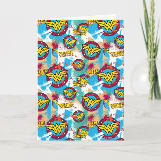 Cartão Padrão de Pintura de Pulverização da Mulher Maravi (Frente)