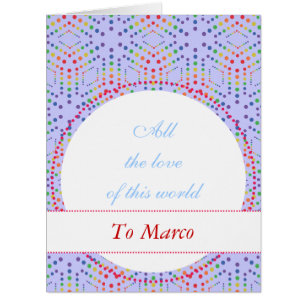 Cartão Padrão do arco-íris