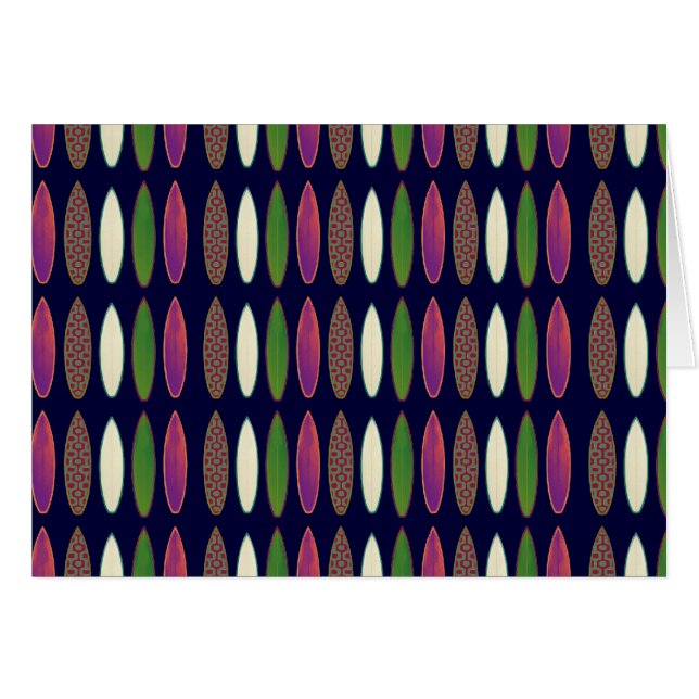 Cartão Padrão do surf . conselhos (Frente Horizontal)