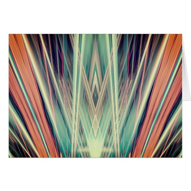 Cartão Padrão dos spots do Art Deco (Frente Horizontal)