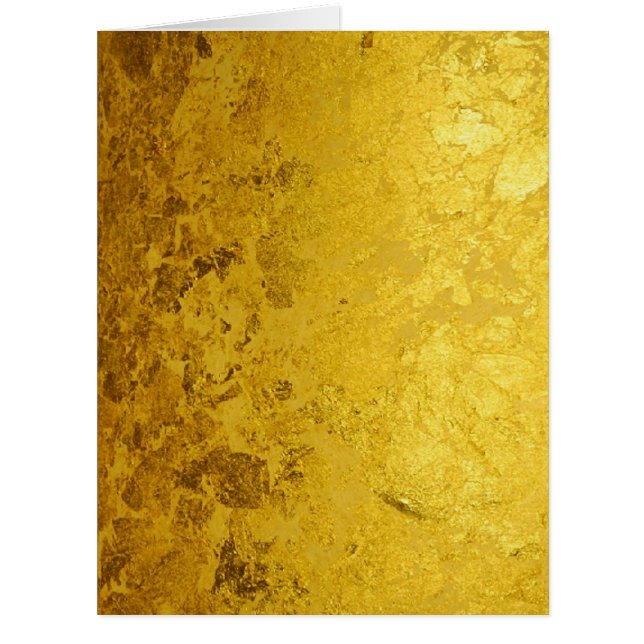 Cartão Padrão DOURADO PURO/folha dourada (Frente)