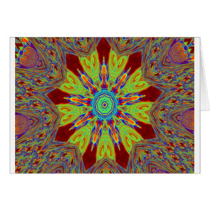 Cartão Padrão étnico europeu da Ásia africana