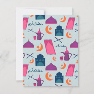 Cartão Padrão Feliz Ramadão