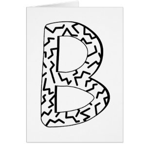 Cartão Padrão irregular B