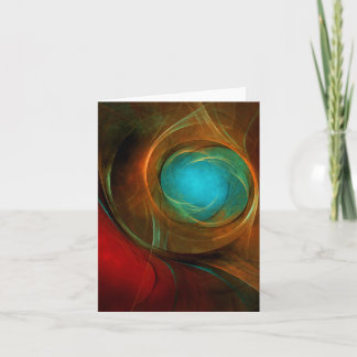Cartão Padrão Legal de Abstrato de Arte Fina Azul Moderna