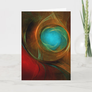 Cartão Padrão Legal de Abstrato de Arte Fina Azul Moderna