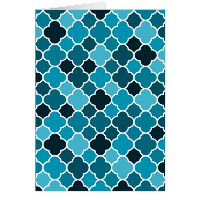 Cartão padrão marroquino (Frente)