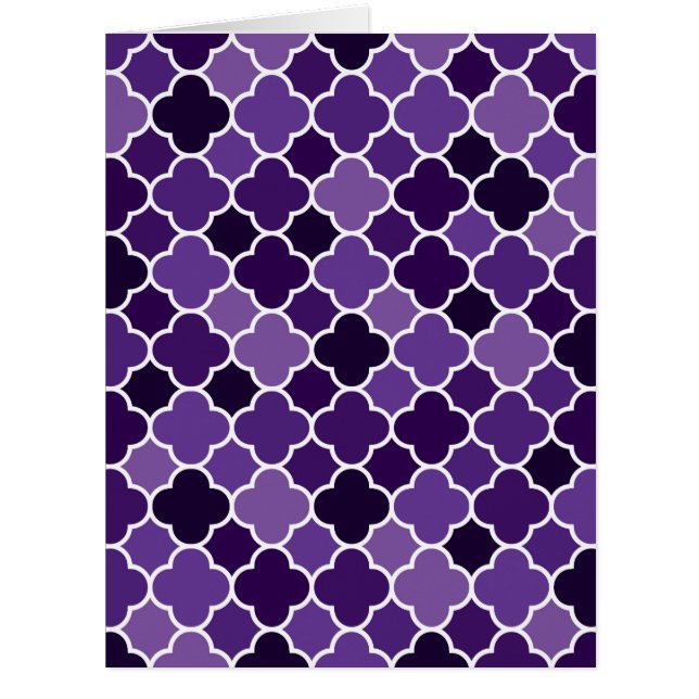 Cartão padrão marroquino (Frente)