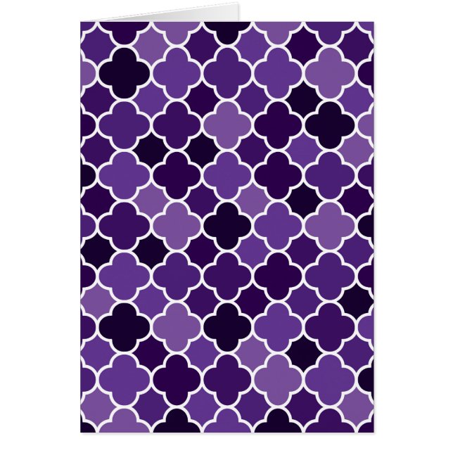 Cartão padrão marroquino (Frente)