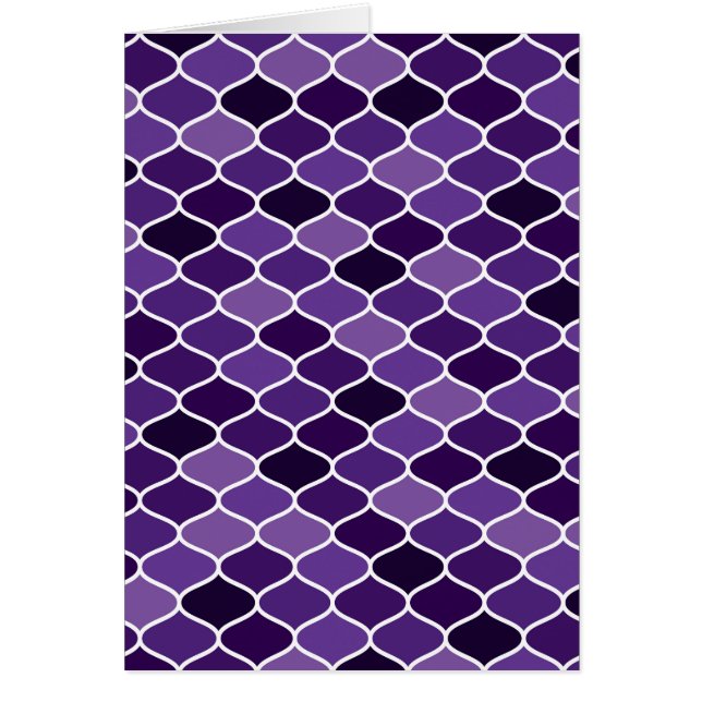 Cartão padrão marroquino (Frente)