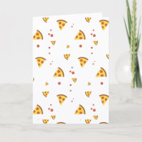 Padrão Minimalista de Pizza de Pepperoni Retro Eng