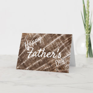 Cartão Padrão Personalizado de Grãos de Madeira