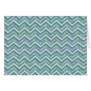Cartão Padrão Rainbow Foil ZigZag