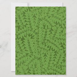 Cartão Padrão Ramo Verde (Arte da Selva) (William Morris)