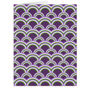 Cartão Padrão sem costura com arco-íris