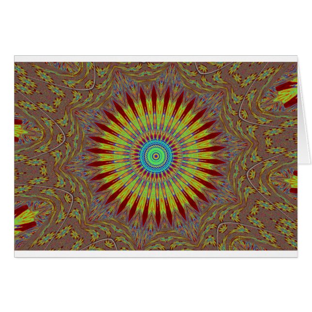 Cartão Padrão tribal africano de tapetes iranianos.jpg (Frente Horizontal)