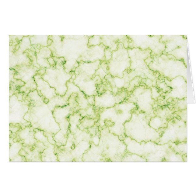 Cartão Padrão Verde Marble (Frente Horizontal)