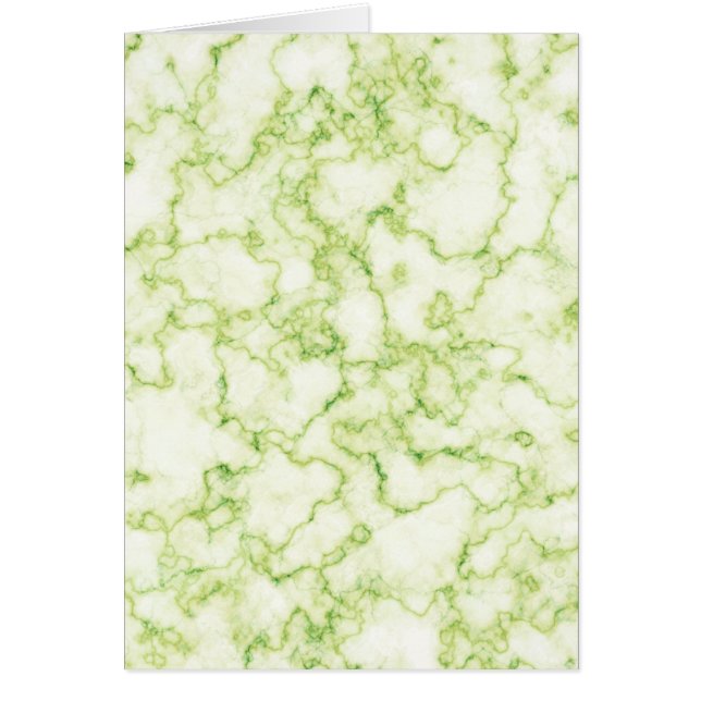 Cartão Padrão Verde Marble (Frente)
