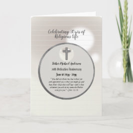 Cartão Padre de Ordenação do 30 - QUALQUER Clero