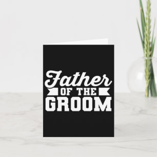 Cartão Padre Do Pai De Casamento De Noite De Solteiro