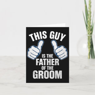 Cartão Padre Do Pai - Grooms
