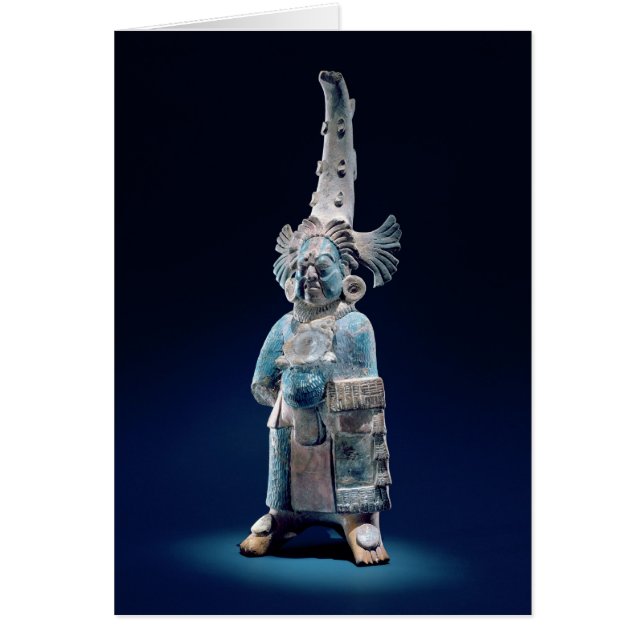 Cartão Padre em vestes cerimoniais, ilha de Jaina (Frente)