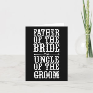 Cartão Padre Engraçado Do Tio Noivo Do Groom Hallo