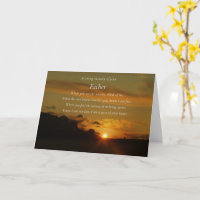 Padre Simpatia Condolências Memorial Poem