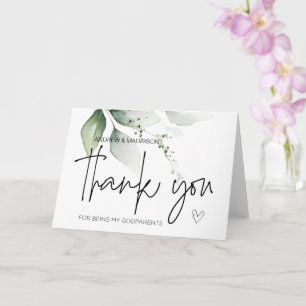 Cartão Padrinho Presente Obrigado por Ser Meus Padrões C