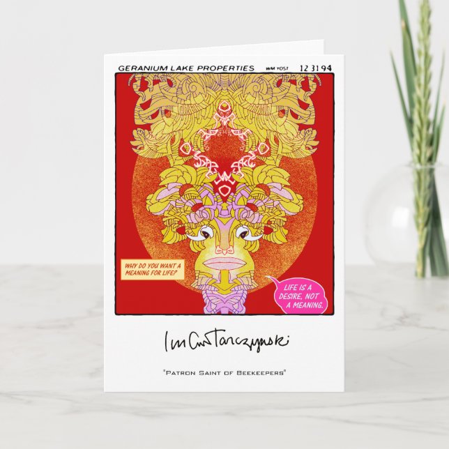 Cartão Padroeiro dos Apicultores (Frente)