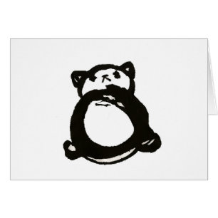 Cartão Padrões da panda