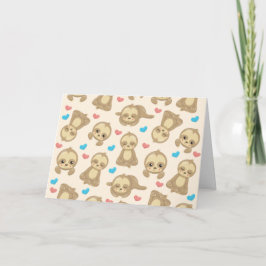 Cartão Padrões De Laminhas, Laminhas Cutas, Corações