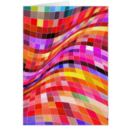 Cartão Padrões Psicodélicos