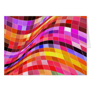 Cartão Padrões Psicodélicos