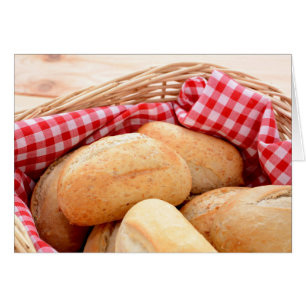 Cartão Pães frescos